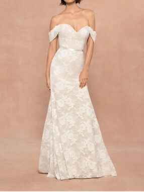 blush by Hayley Paige Ford gown Size 12 Nwt